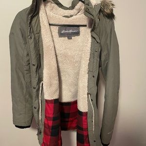 Eddie Bauer Fleece Lined Jacket